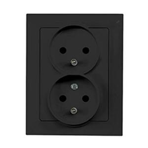 Dupla aljzat 2x2p+z czeskie MEDIUM black 33514 kép