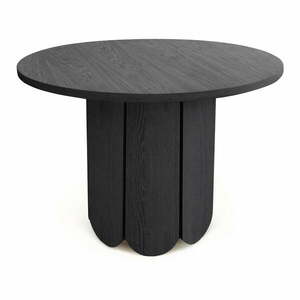 Kerek étkezőasztal tölgyfa dekorral ø 98 cm Soft – Woodman kép