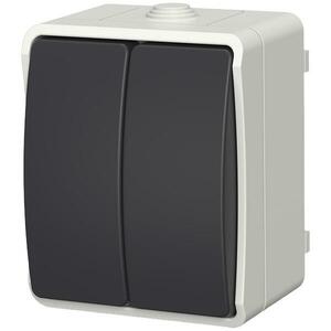 Kapcsoló gyertyatartó AQUA PLUS IP54 grey 40113 kép