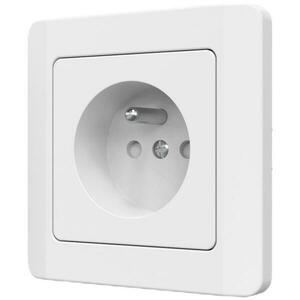 Egyetlen aljzat Z/U SILVA white 46136 kép