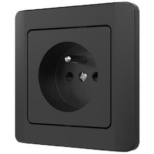 Egyetlen aljzat Z/U SILVA black 46220 kép