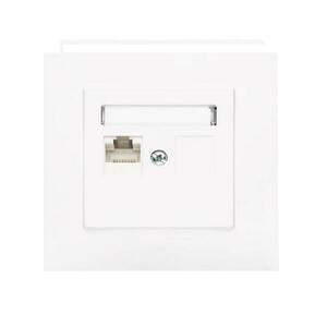 GPK-1L Egyetlen RJ45 számítógép-aljzat fehér kép