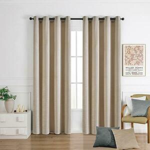 Függöny karikákon SOFI VET476/4/210GSM 140x250 cm bézs kép