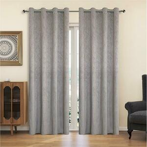Függöny karikákkal YC11940/200G/122/140x250 cm szürke kép