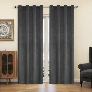 Függöny karikákkal YC11940/200G/117/140x250 cm szürke kép