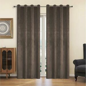 Függöny karikákkal YC11940/200G/120/140x250 cm bronz kép