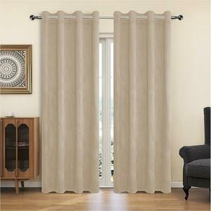 Függöny karikákkal YC11932/200G/027/140x250 cm bézs kép