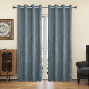 Függöny karikákkal YC11932/200G/023/140x250 cm szürke kép
