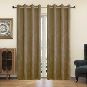 Függöny karikákkal YC11932/200G/006/140x250 cm bézs kép