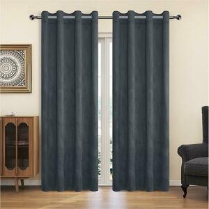 Függöny karikákkal YC11932/200G/053/140x250 cm szürke kép