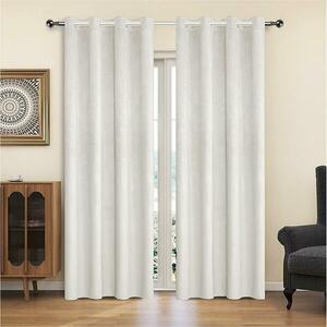 Függöny karikákkal YC11933/200G/112/140x250 cm krémszínű kép