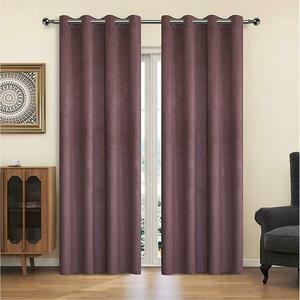 Függöny karikákkal YC11933/200G/138/140x250 cm hangaszínű kép