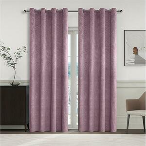 Függöny karikákkal YC11937/280G/13/140x250 cm hangaszínű kép