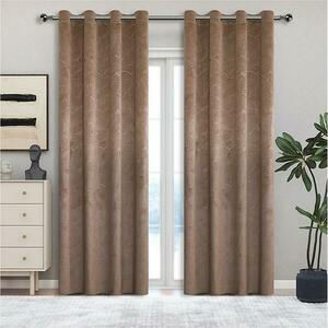 Függöny karikákkal YC11939/200G/114/140x250 cm bézs kép