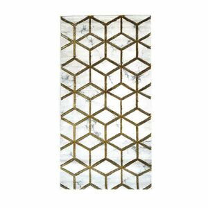 Szőnyeg Frisee Diamond 2, 0/2, 9 B0072 fehér/arany kép