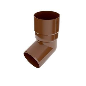 BRYZA Lefolyó könyök 63 mm, műanyag, barna kép