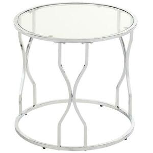 Dohányzóasztal Gc7281 55x55x53 Króm/üveg kép