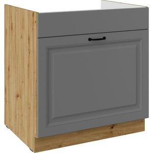 Konyhaszekrény Stilo dustgrey/artisan 80ZL 1S BB kép