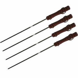 Krómozott tűk grillezéshez, BBQ 40 cm , 4 db kép