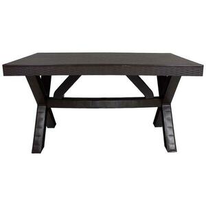 Asztal Rustic barna 80x140 cm kép