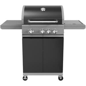 Mercado gázgrill Vibes Fekete 3+1 11, 5 kW kép