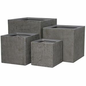 Virágcserép LT24948-BCDE 37x37x37 P300 kávé kép