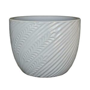 Virágcserép IP19-017 21x21x18 krém kép