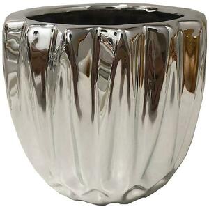 Virágcserép YS44194 Electroplating Effect 11x11x10 Silver kép