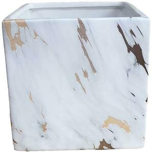 Virágcserép YS44148M ceramic Sq Water Transfer Effect 12, 5 kép
