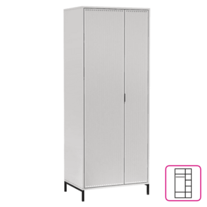 Szekrény, cashmere krémszínű, STYLE LS 11 kép