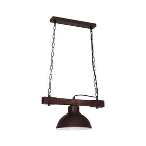 Csillár láncon HAKON 1xE27/60W/230V sötét kép