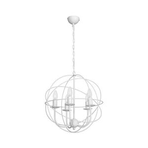 Csillár GLOBE 5 5xE14/60W fehér kép
