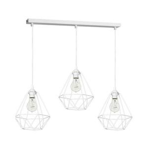 Függeszték BASKET 3xE27/60W/230V fehér kép