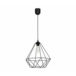 Függeszték BASKET 1xE27/60W/230V fekete kép