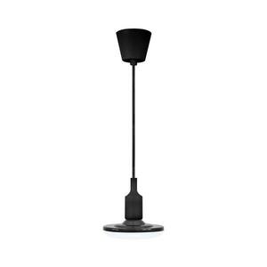 LED Függeszték KIKI 1xE27/10W/230V fekete kép