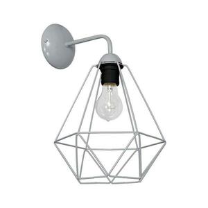 Fali lámpa BASKET 1xE27/60W/230V szürke kép