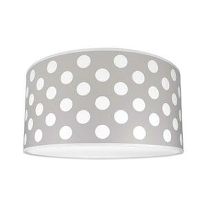 Gyerek mennyezeti lámpa DOTS GREY 2xE27/60W/230V szürke kép