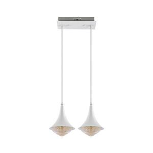 LED Csillár zsinóron 2xLED/9W/230V fehér kép