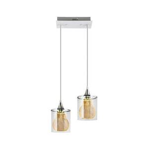 LED Csillár zsinóron 2xLED/5W/230V fehér/átlátszó kép
