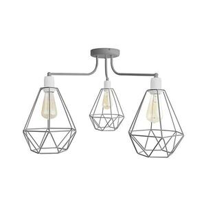 Csillár KARO 3xE27/15W/230V szürke kép
