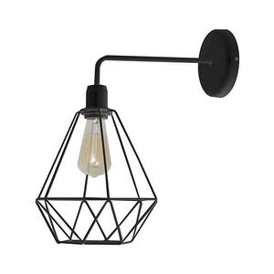 Fali lámpa KARO 1xE27/15W/230V fekete kép