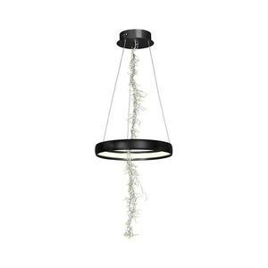 LED Csillár zsinóron SPARK LED/35W/230V fekete kép