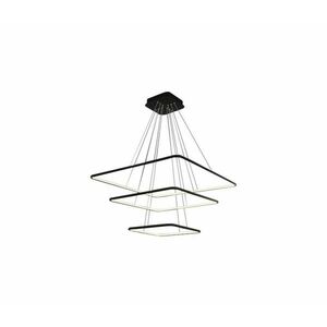 LED Csillár zsinóron NIX LED/117W/230V fekete kép