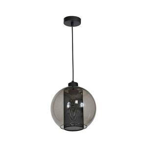 Csillár FUNA 1xE27/60W/230V fekete kép