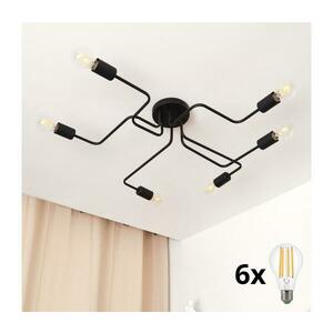LED Felületre szerelhető csillár TUBE 6xE27/15W/230V kép