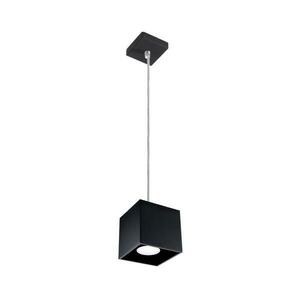 Csillár zsinóron QUAD 1 1xGU10/40W/230V fekete kép