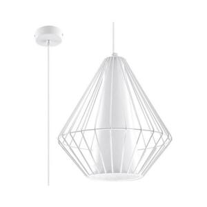 Csillár zsinóron DEMI 1xE27/60W/230V fehér kép