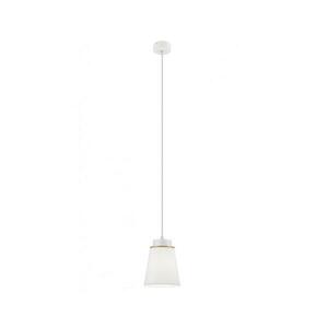 Csillár zsinóron AGUSTINO 1xE27/60W/230V fehér/bükkfa kép