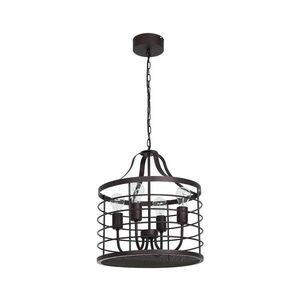 Csillár láncon SINGLE 6 4xE27/60W/230V kép