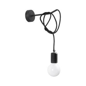 Fali lámpa EDISON 1xE27/60W/230V fekete kép
